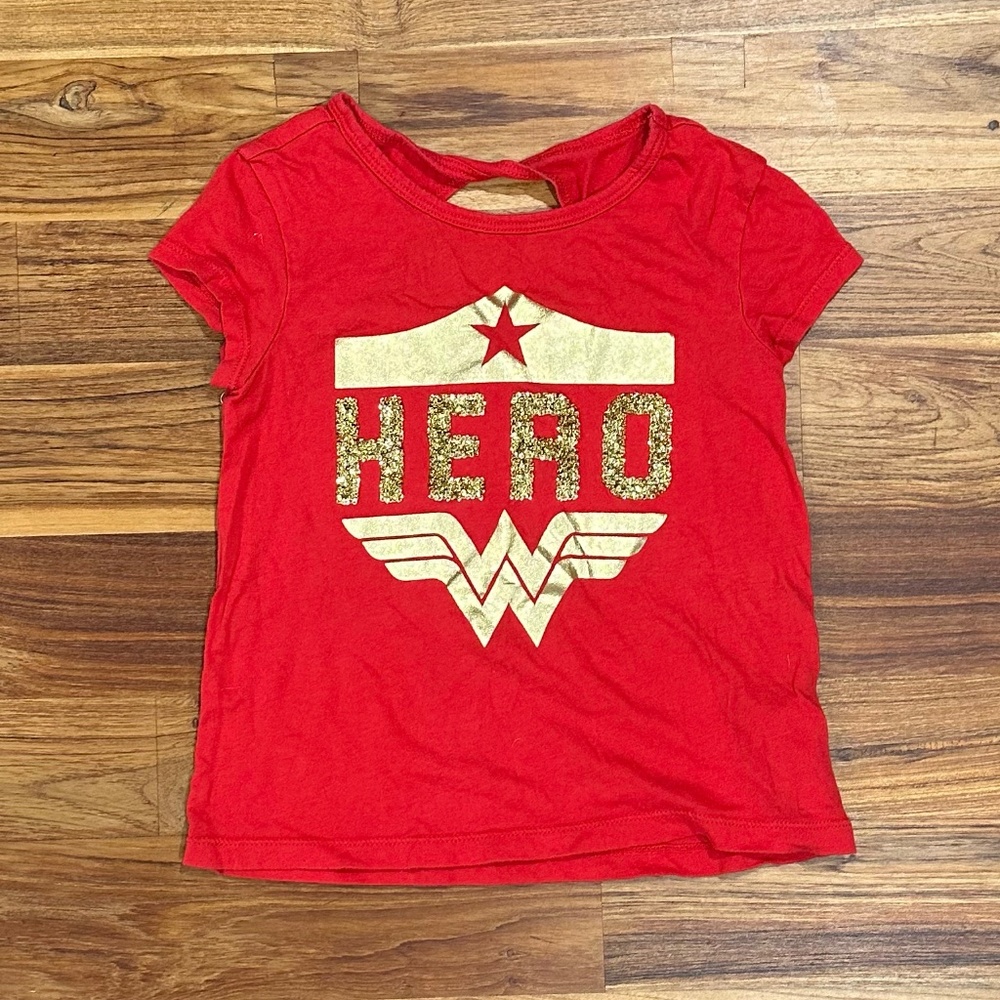Gap Kids x WB Wonder Woman HERO Tee Size XS (4-5)